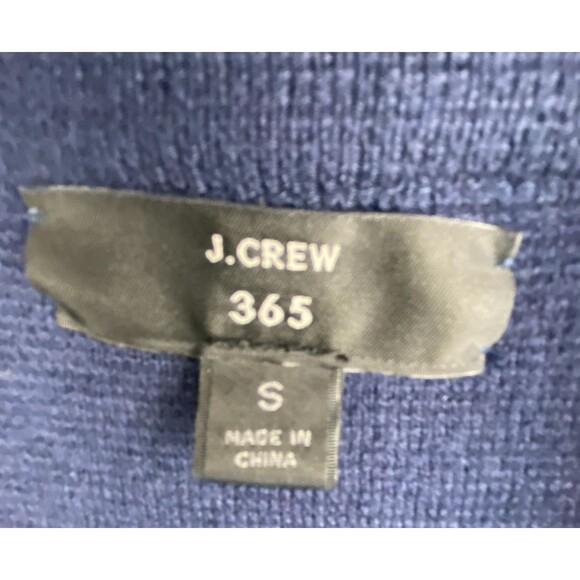 J.Crew 365 Blazer Womens Small Navy Blue Cropped single-button sweater-blazer - Picture 5 of 10
